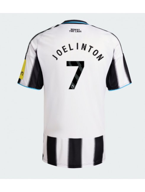 Newcastle United Joelinton #7 Replika Hemmakläder 2025-26 Kortärmad Newcastle United Joelinton #7 Replika Hemmakläder 2025-26 Kortärmad
